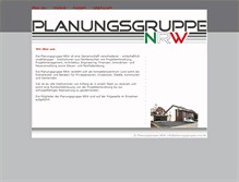 Tablet Screenshot of planungsgruppe-nrw.de
